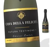 FunFest - Etichetta Bottiglia Prosecco/Spumante - Futura Testimone ? - Nero & Oro