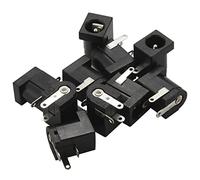 FUNFOB 10 pezzi 2,1 mm Corrente continua Jack Socket -PCB Mount