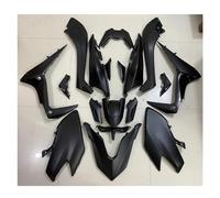 FUNFOB Alettone Aerodinamico Kit Carene Intere per Moto ABS Nero Opaco Carrozzeria Iniezione Adatta per TMAX 530 TMAX-530 TMAX530 2017 2018 Spoiler di Protezione