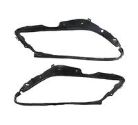 FUNFOB Copertura Faro per Auto Coprifari Superiori Guarnizione Coperchio per Mercedes per Benz W204 C200 C250 C300 C350 C280 2007-2011 2048260991 Strisce Tenuta Paralume Anteriore(Pair)
