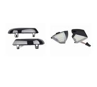 FUNFOB Indicatori di direzione 1/set Per Vw Per Sharan Per Superb Per Eos Indicatori Di Direzione Dinamici A LED Specchietti Laterali Luce Pozzanghera Indicatori Specchio Lateral(Giallo)