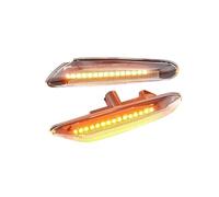 FUNFOB Indicatori di direzione 2 Luci Di Direzione Laterali Dinamiche A LED, Lampeggianti Sequenziali Per BMW E90 E91 E92 E93 E60 E87 E82 E46 Indicatori Specchio Lateral(Dynamic Crystal B)