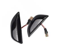 FUNFOB Indicatori di direzione 2 Pezzi Di Indicatori Di Direzione Laterali Dinamici A LED Per Auto 95994974 95434685 95994973 95434684 Per Chevy Indicatori Specchio Lateral(Smoked)