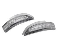 FUNFOB Indicatori di direzione Indicatore di Direzione Dinamico A LED per Specchietto Laterale per Toyota per Yaris per Venza per Avalon per Altis 2014-2017 Indicatori Specchio Lateral(Crystal)