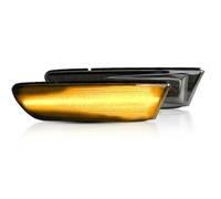 FUNFOB Indicatori di direzione Luci Di Segnalazione Laterali A LED Sequenziali Switchback Per G35 Coupé 2003-2007 Indicatori Specchio Lateral(Yellow Light)