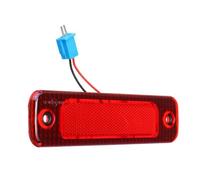 FUNFOB Indicatori di direzione Luci Stop Posteriori LED Montaggio Alto Luci Parcheggio Indicatori Direzione Adatte Per Ford Per Transit MK7 06-14 1519539 5128002 Indicatori Specchio Lateral(Rosso)