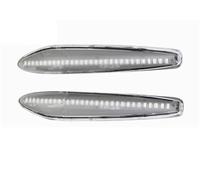 FUNFOB Indicatori di direzione per Alfa per Romeo 159 Typ 939 2005-2012 per Brera Typ 939 2005-2012 Lampeggiante Luce Dinamica Indicatore Laterale Luce Segnale Indicatori Specchio Lateral(Crystal)