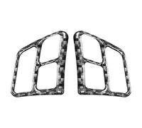 FUNFOB Rifiniture Interne per Auto 2 Pezzi per BMW Serie 3 E90 2005 2006 2007 2008 2009 2010 2011 2012 in Fibra di Carbonio per Pulsanti del Volante Dell'auto Accessori Interni Auto