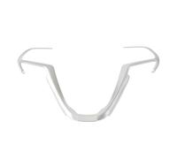 FUNFOB Rifiniture Interne per Auto Adesivi Interni per Jeep per Cherokee 2014+ Accessori per La Decorazione del Volante Dell'auto per Jeep per Grand Cherokee 2014+ Accessori Interni Auto(Argento)