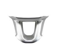 FUNFOB Rifiniture Interne per Auto Adesivo Decorativo per Volante Cromato per Auto per Peugeot 208 per GTI 2008 308 2014-2017 Accessori Accessori Interni Auto(Matte 1 PCS)