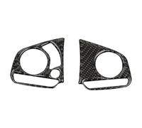 FUNFOB Rifiniture Interne per Auto Coprivolante per Auto, Accessori Modanature Interne in Fibra di Carbonio per Civic 10th 2016 2017 2018 2019 2020 2021 Accessori Interni Auto(2 Pezzi)