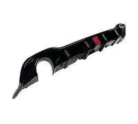 FUNFOB Spoiler Posteriore Auto Diffusore Del Paraurti Posteriore Splitter Spoiler Labbro Con LED Freno Luce Pilota Per VW Per Golf 8 MK8 Per GTI Per GTE Per R-line 2020-2023 Nero Lucido Plastica ABS