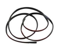 FUNFOB Striscia di Tenuta 1 Set di Accessori per Stampi in Gomma con Guarnizione Svasata per Nissan per Patrol GQ Y60 GU Y61 Y62 per Navara D22 D40 Guarnizione Porta Auto