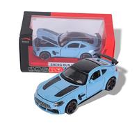 Funfy Mercedes Benz AMG GT in scala 1:32 | Assortito | Plastica e metallo | Porte, cofano e portellone apribili con LED | Musica per un'esperienza di gioco coinvolgente | Per i bambini