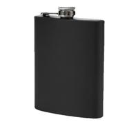 Funga D'anca Per Liquore Per Uomini - 6 7 8 Once Piccole Boccette Nera In Acciaio Inossidabile Per Uomini, Bottiglia Di Alcol Portatile A Prova Di Perdite Con Mai Tappo Per Viaggi, Escursioni, Picnic,