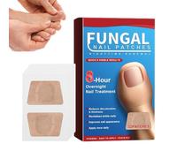 Fungàl - Toppe per unghie, 32 pezzi, per la notte, per la cura delle unghie dei piedi, delicate sulla pelle, traspiranti, ammorbidenti, protettive, per casa, donne, uomini e piedi