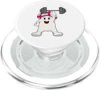 Funghi Bodybuilder Bilanciere Bodybuilding PopSockets PopGrip per MagSafe