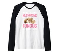 Funghi Button Fungus Among Us Maglia con Maniche Raglan