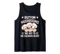 Funghi Button La Chiave del Mio Cuore culinario Canotta