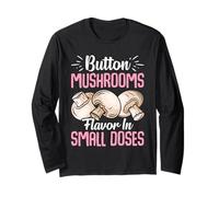 Funghi Button Sapore in Piccole Dosi Maglia a Manica