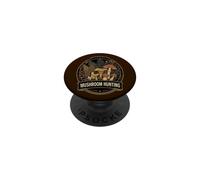 Funghi caccia funghi cercano foreste e natura Cottagecore PopSockets PopGrip Adesivo