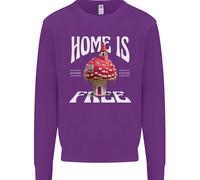 Funghi Casa È Dove Sei Libero Uomo Felpa Maglione