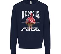 Funghi Casa È Dove Sei Libero Uomo Felpa Maglione