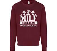 Funghi Che Mi Piace Raccogliere MILF Uomo Felpa Maglione