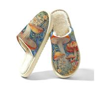 Funghi dell'acquerello che dipingono le scarpe della casa della schiuma di memoria delle, Multi, 40/40.5 EU