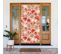 Funghi e falene coperture decorative per porte - Decorazioni per porte interne ed esterne, decorazioni primavera/estate/autunno/inverno, decorazioni natalizie di Halloween