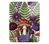 Funghi Fiori di campo Foreste Portatile Digital Food Scale 5kg/0 18oz 5kg/5g (Scenario) mini Bilancia con 4 Unità per Cucinare Báscula para pesar alimentos