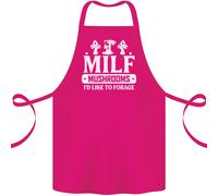 Funghi I Come Per Foraggio Milf Cotone Grembiule 100% Biologico