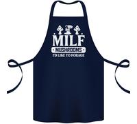 Funghi I Come Per Foraggio Milf Cotone Grembiule 100% Biologico