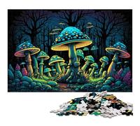 Funghi magici 1000 pezzi Puzzle per adulti in cartone Puzzle stimolante Gioco decorativo fai da te, giocattolo interattivo per famiglie 26X38CM/10,23x14,96 pollici