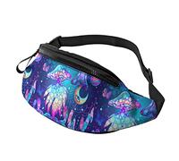 Funghi Magici Psichedelico Casual Per Uomo Donna Cintura Regolabile Escursionismo Ciclismo Corsa Festival Rave