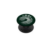 Funghi Micelio Foresta Mistica Illustrazione Natura PopSockets PopGrip Adesivo