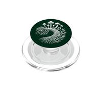 Funghi Micelio Foresta Mistica Illustrazione Natura PopSockets PopGrip per MagSafe