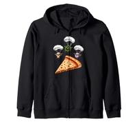 Funghi Pepe Cipolla Immersione Salto Paracadutismo Deluxe Veggie Felpa con Cappuccio