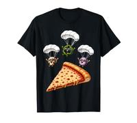 Funghi Pepe Cipolla Immersione Salto Paracadutismo Deluxe Veggie Maglietta