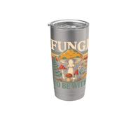 Funghi per stare con la foresta di micologia dei funghi Bicchiere termico in acciaio inox doppia parete