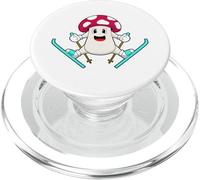 Funghi Sciatore Sci Sport invernali PopSockets PopGrip per MagSafe