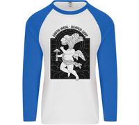 Funghi Terra Fatto Cielo Inviato Uomo L/S Maglietta Baseball