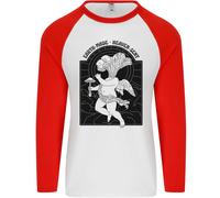 Funghi Terra Fatto Cielo Inviato Uomo L/S Maglietta Baseball