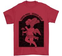 Funghi Terra Fatto Cielo Inviato Uomo T-Shirt 100% Cotone