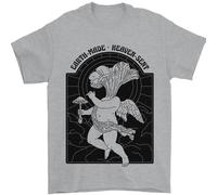 Funghi Terra Fatto Cielo Inviato Uomo T-Shirt 100% Cotone