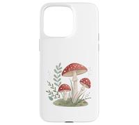 Funghi velenosi rossi stravaganti nel prato del giardino Custodia per iPhone 15 Pro Max