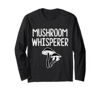 Funghi Whisperer Fungi Hunter Morel Micologo Funghi Maglia a Manica