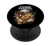 Fungi Fanatic Mushroom Foraging Mycology Design PopSockets PopGrip Adesivo