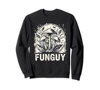Fungi Fun Guy Distressed Vintage Mushroom Hunting Pun Felpa