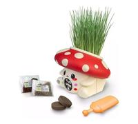 Garden KEEPERS FungiPot, vaso digitale interattivo per la cura delle piante, sensori di umidità, luce e temperatura, giochi digitali, inclusi substrato e semi, + 6, Famosa (GAD00000)